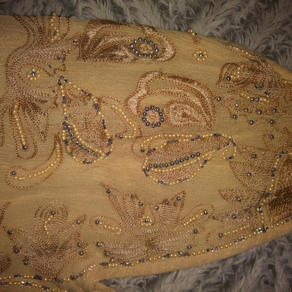 Formal wear boho free people  rose gold dress - Picture 2 of 5